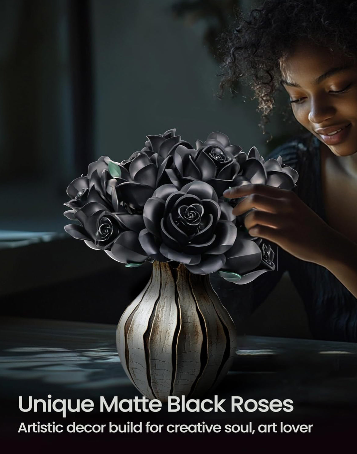 Midnight Bloom Flower Bouquet