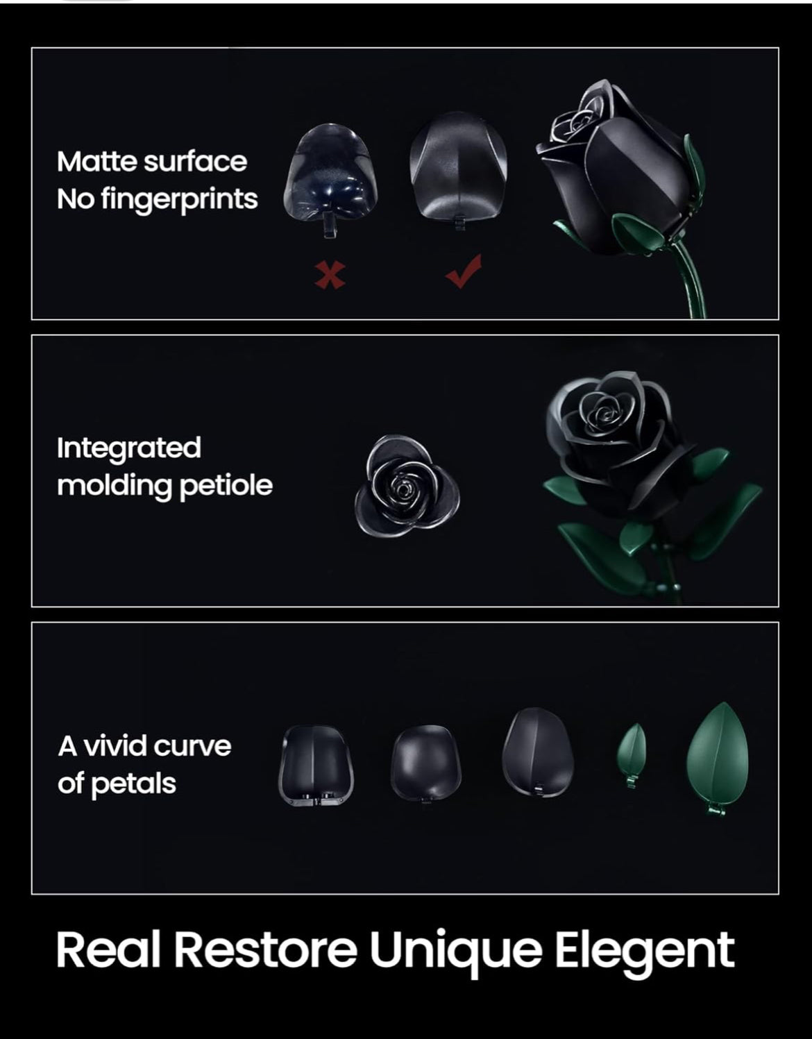 Midnight Bloom Flower Bouquet