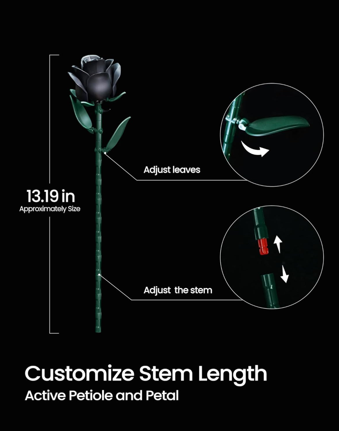 Midnight Bloom Flower Bouquet